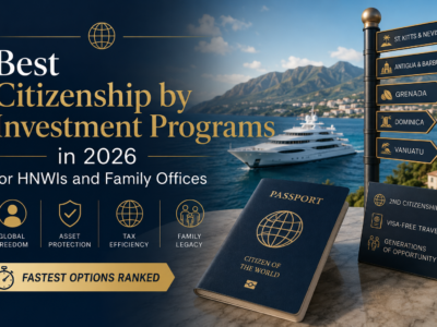 Best Citizenship by Investment Programs in 2026 for HNWIs and Family Offices
