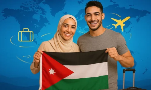 قائمة الدول التي تسمح لحاملي جواز سفر الأردن السفر إليها بدون تأشيرة