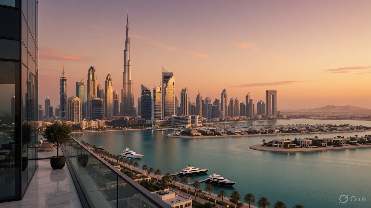 Dubai skyline UAE Golden Visa residency by investment